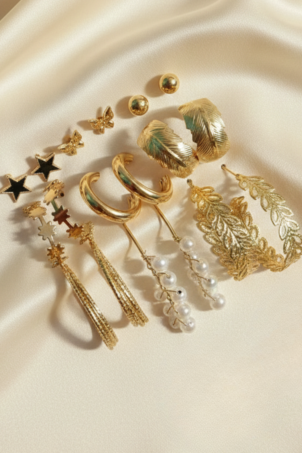 The Ultimate Glam 9 Pair Earring Combo Set