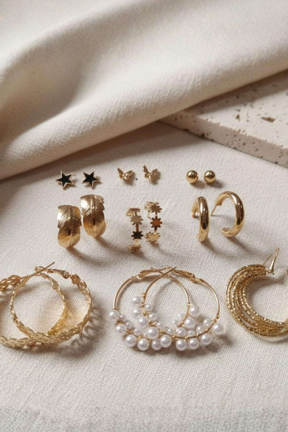 The Ultimate Glam 9 Pair Earring Combo Set