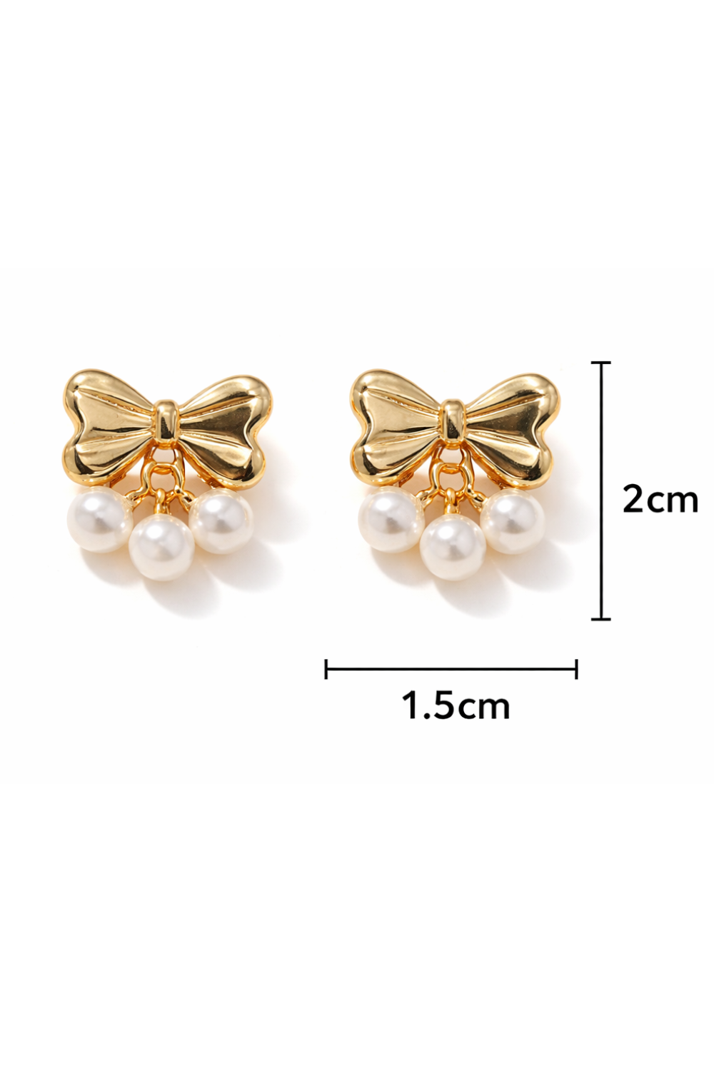 Pearl Kiss Bow Drops