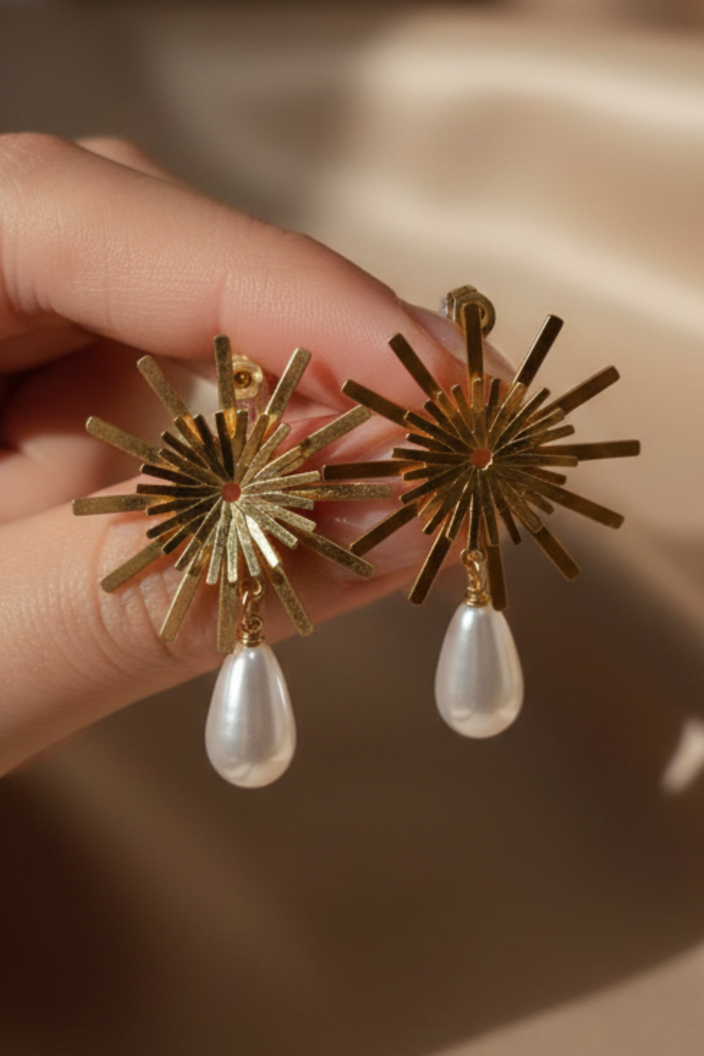Solstice Glow Pearl Earrings
