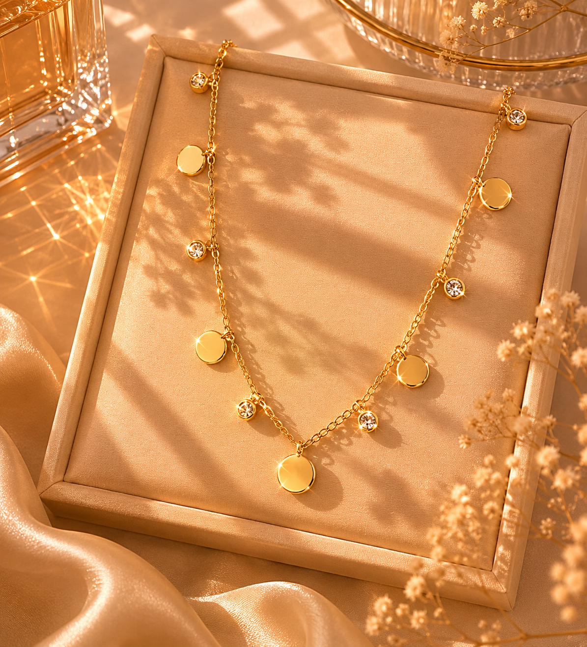 Victoria Layered Gold-Plated Statement Necklace