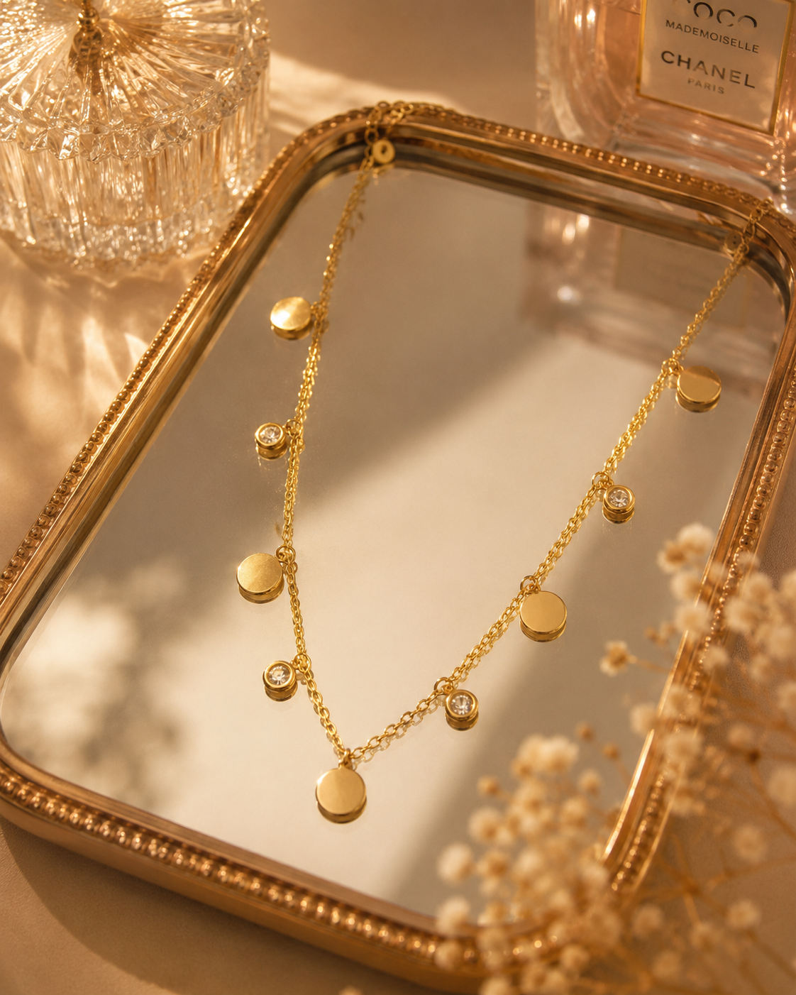 Victoria Layered Gold-Plated Statement Necklace
